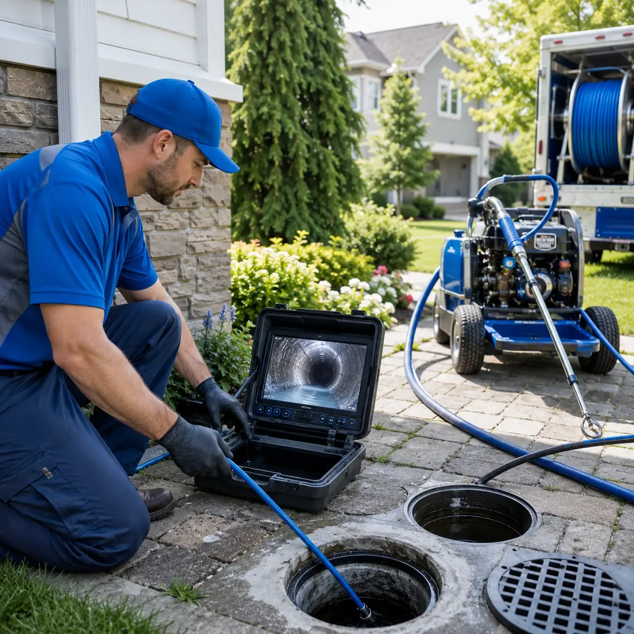 Outdoor drain cleaning professionals serving Woodford, VA